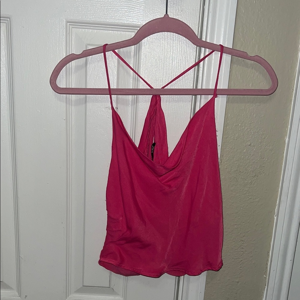 Zara open back tank